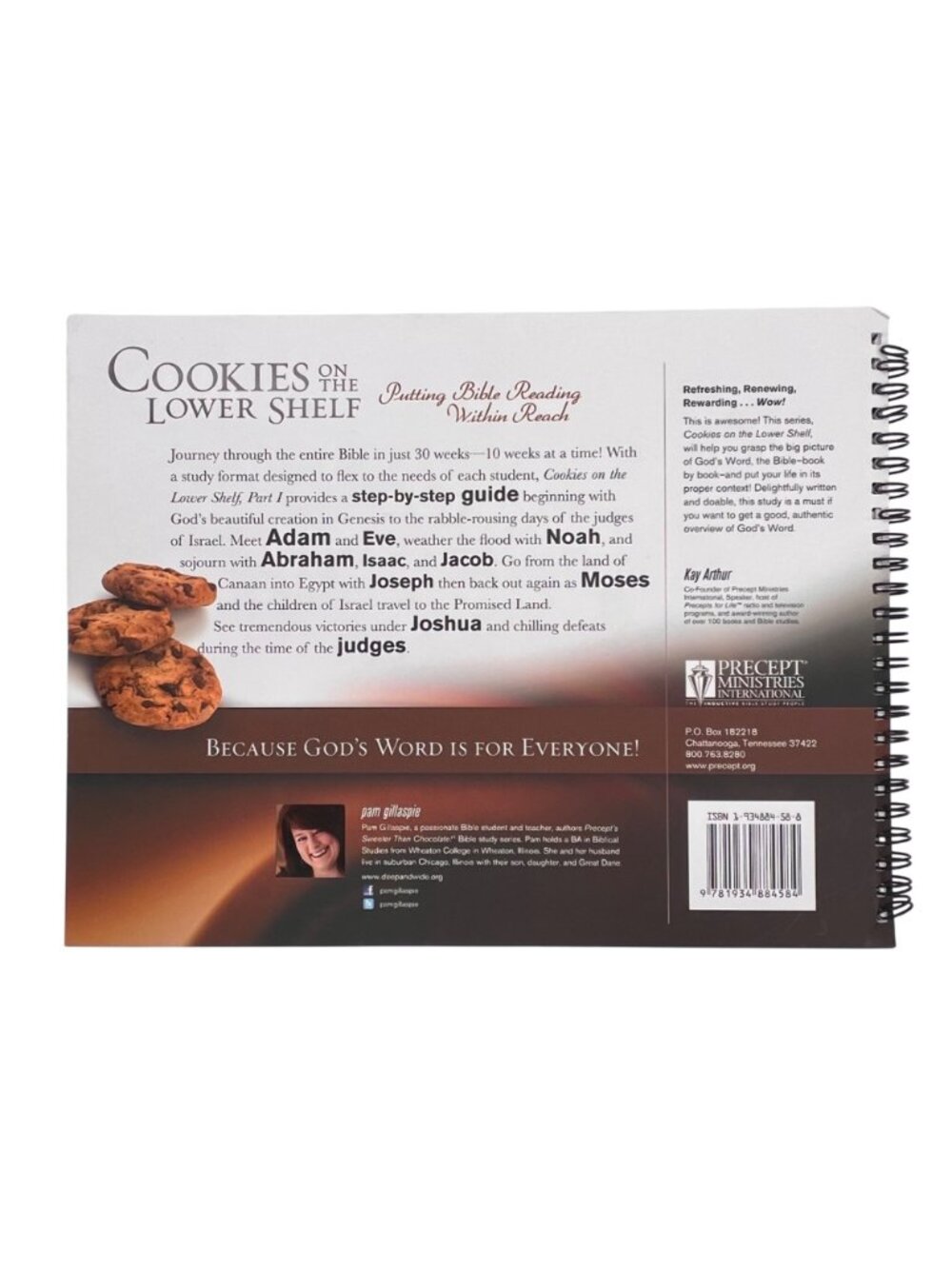 Cookies On The Lower Shelf Part I Genesis-Ruth Spiral-Bound Bible Study Workbook - Picture 2 of 14